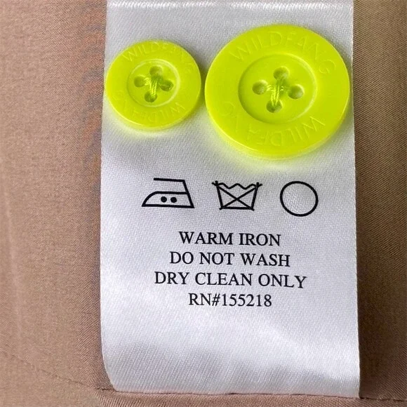 Wildfang The Empower Blazer Womens Neon Lime Green Double Breasted Long - Picture 9 of 9